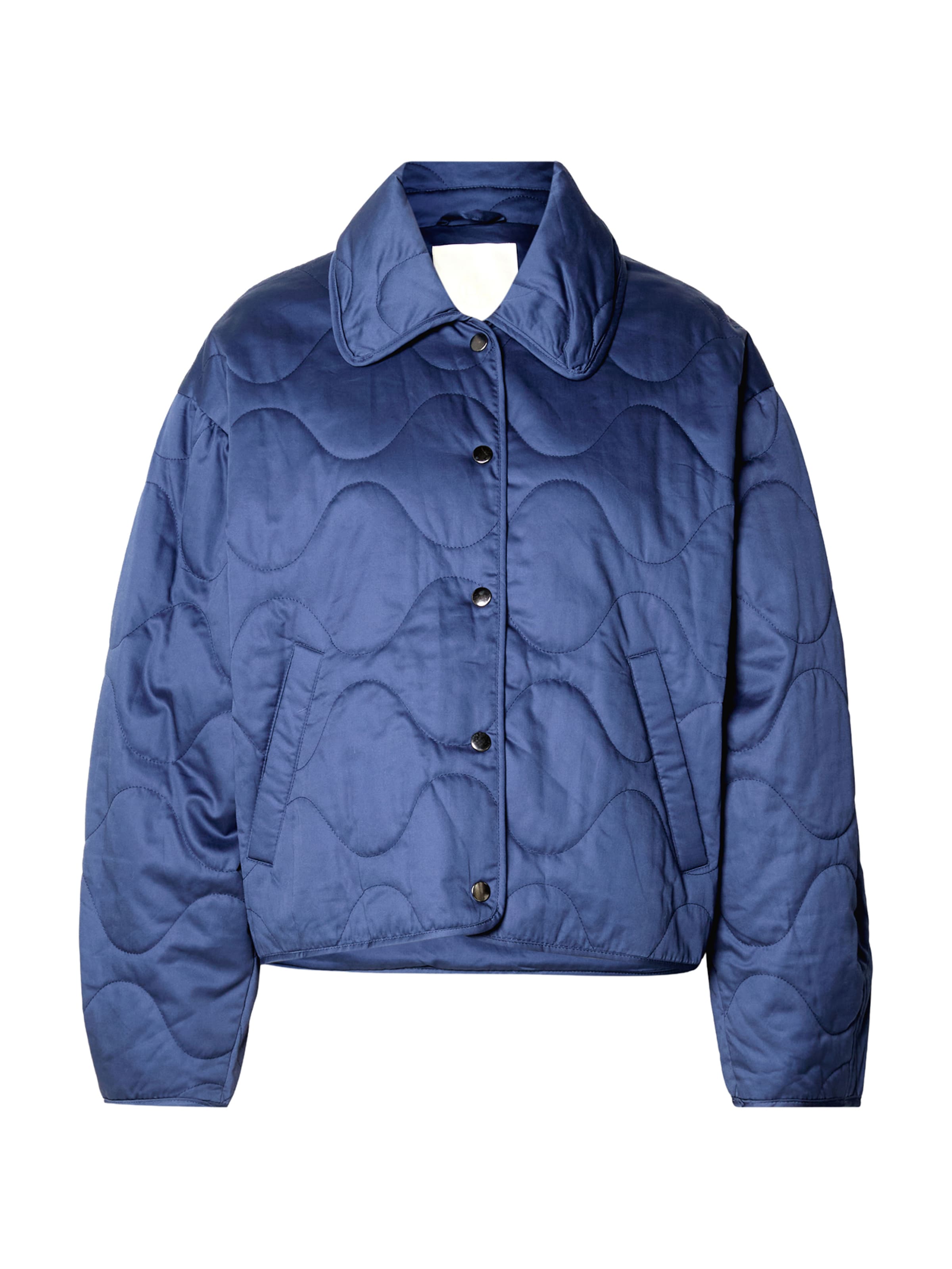 MSCH COPENHAGEN Φθινοπωρινό και ανοιξιάτικο μπουφάν 'Chista' σε μπλε: μπροστά