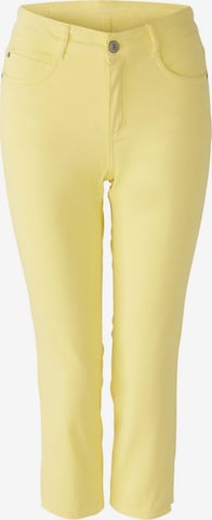OUI Slim fit Pants in Yellow: front