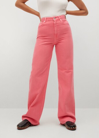 MANGO Jeans in Pink: front