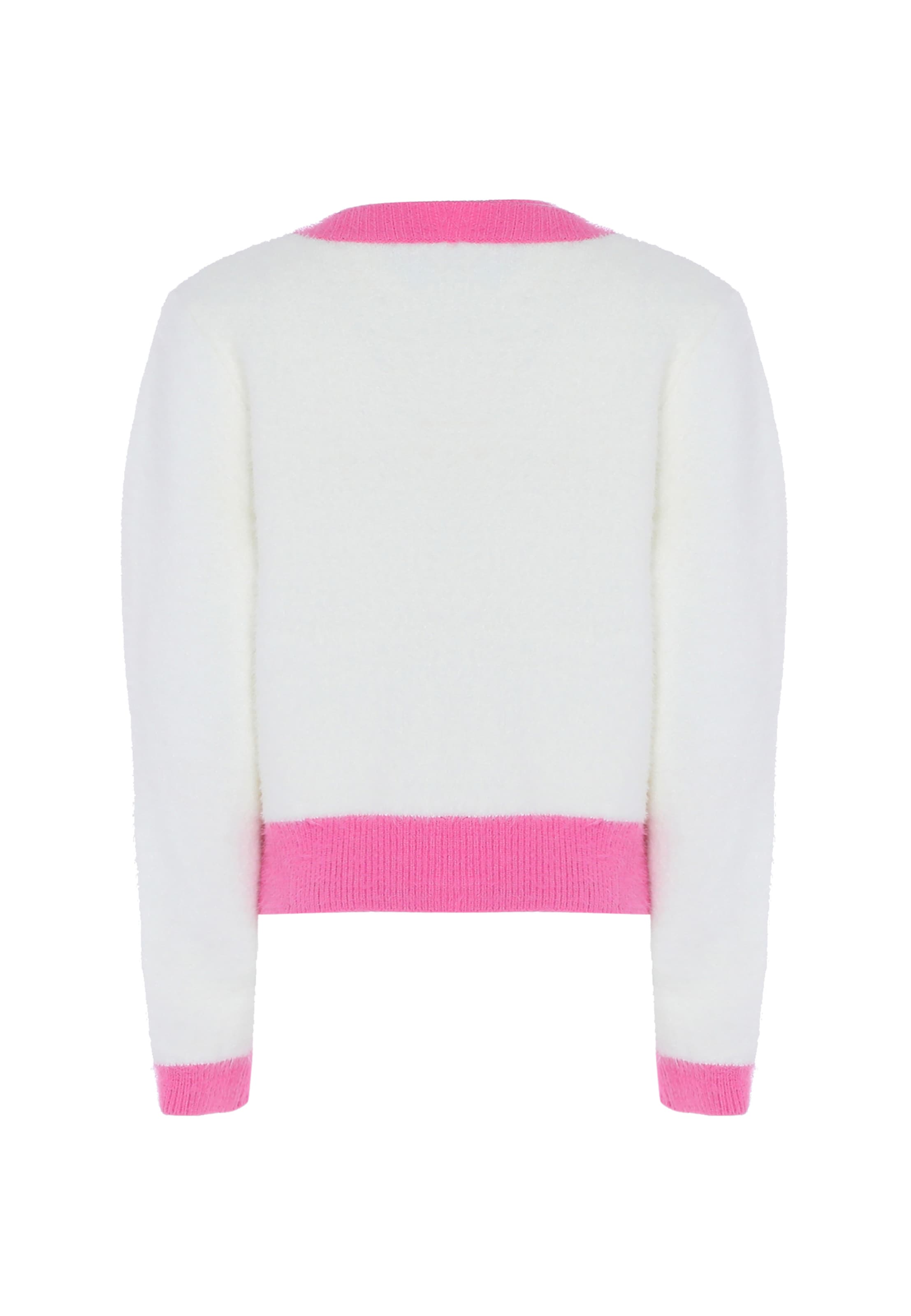 Poomi Gebreid vest in Wit