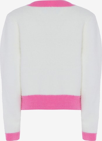 Poomi Knit Cardigan in White