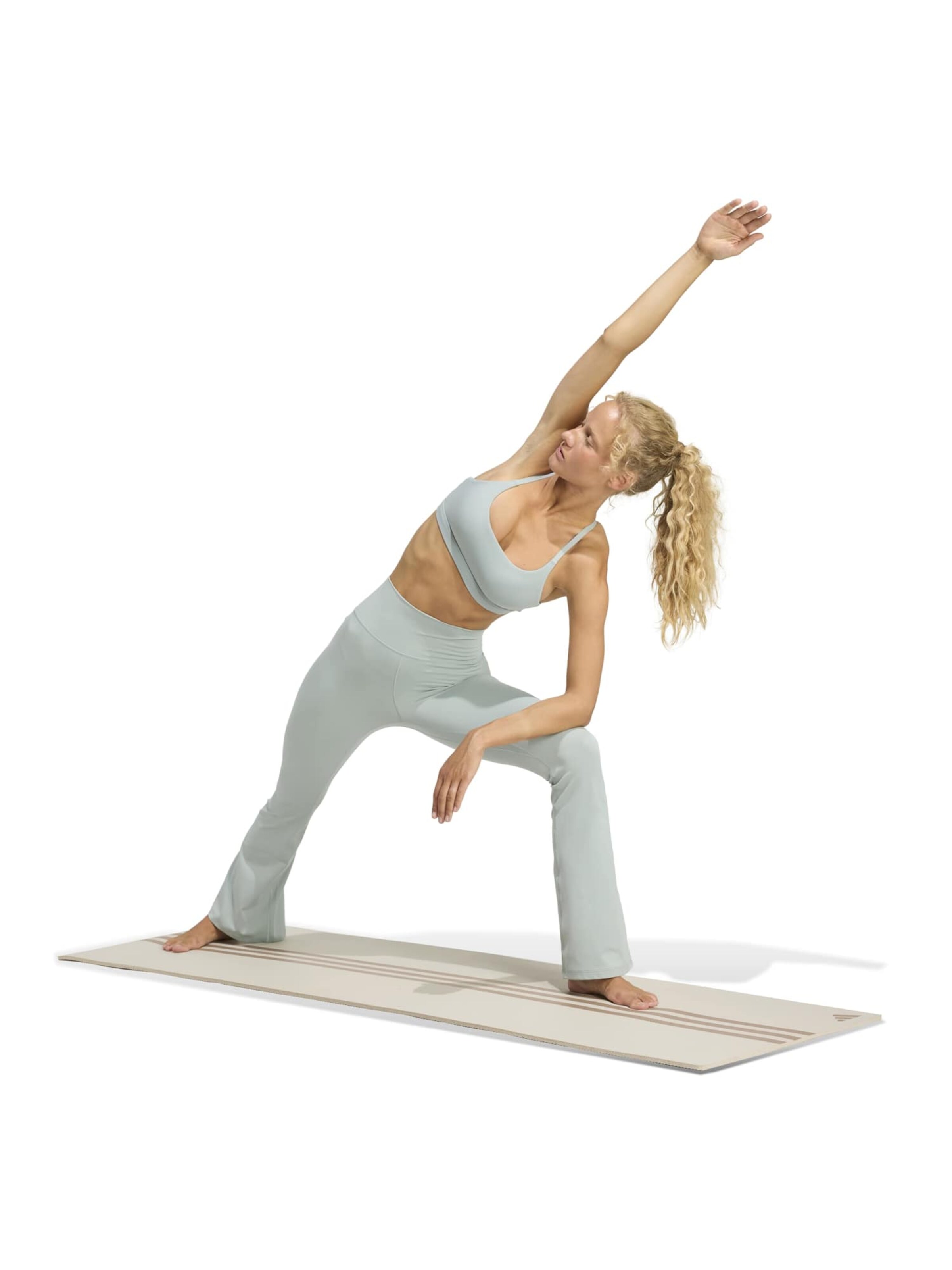 ADIDAS PERFORMANCE Flared Sports trousers 'ALL ME' in Green