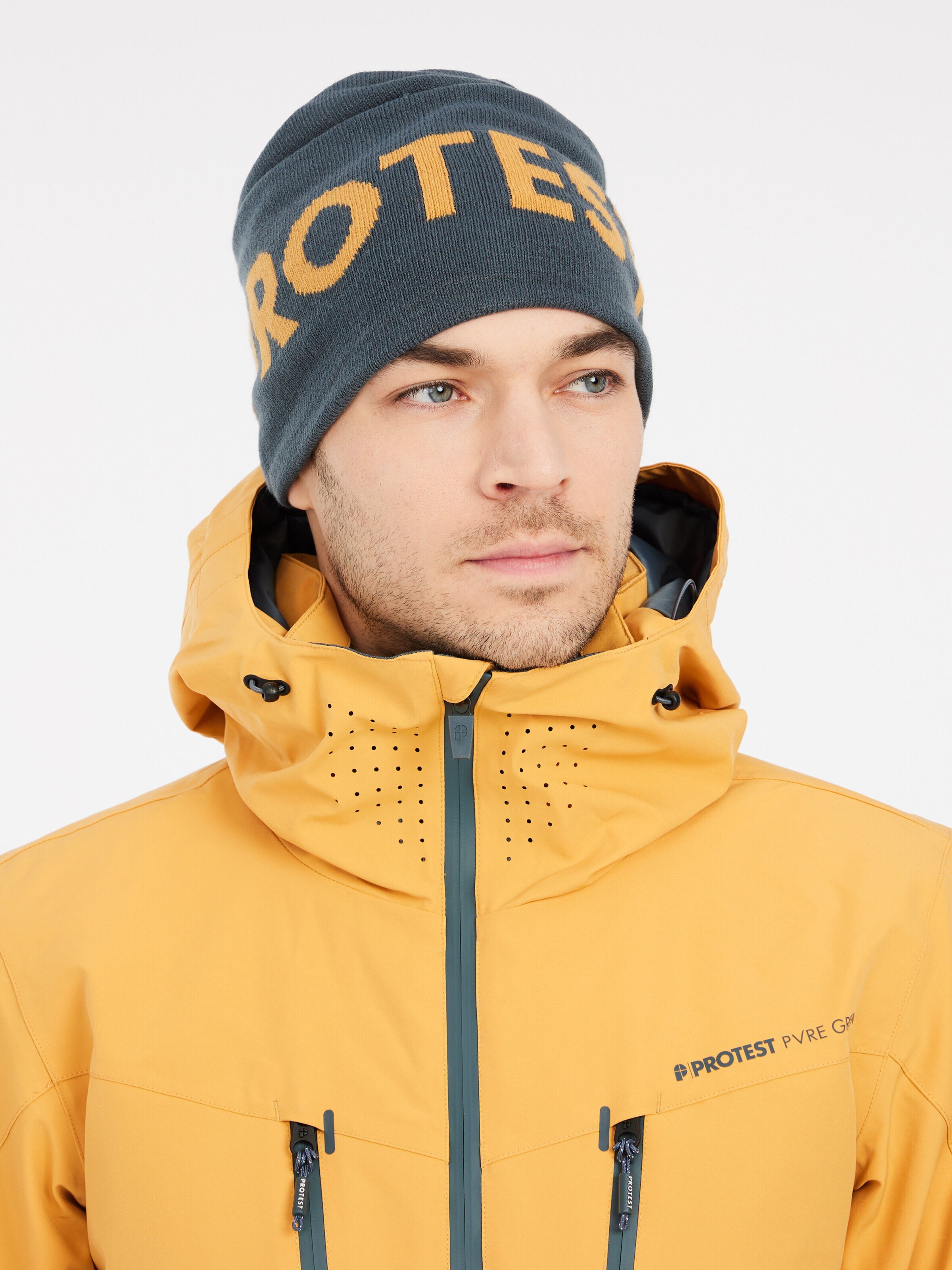 PROTEST Athletic Jacket 'PRTTIMOTHY' in Yellow