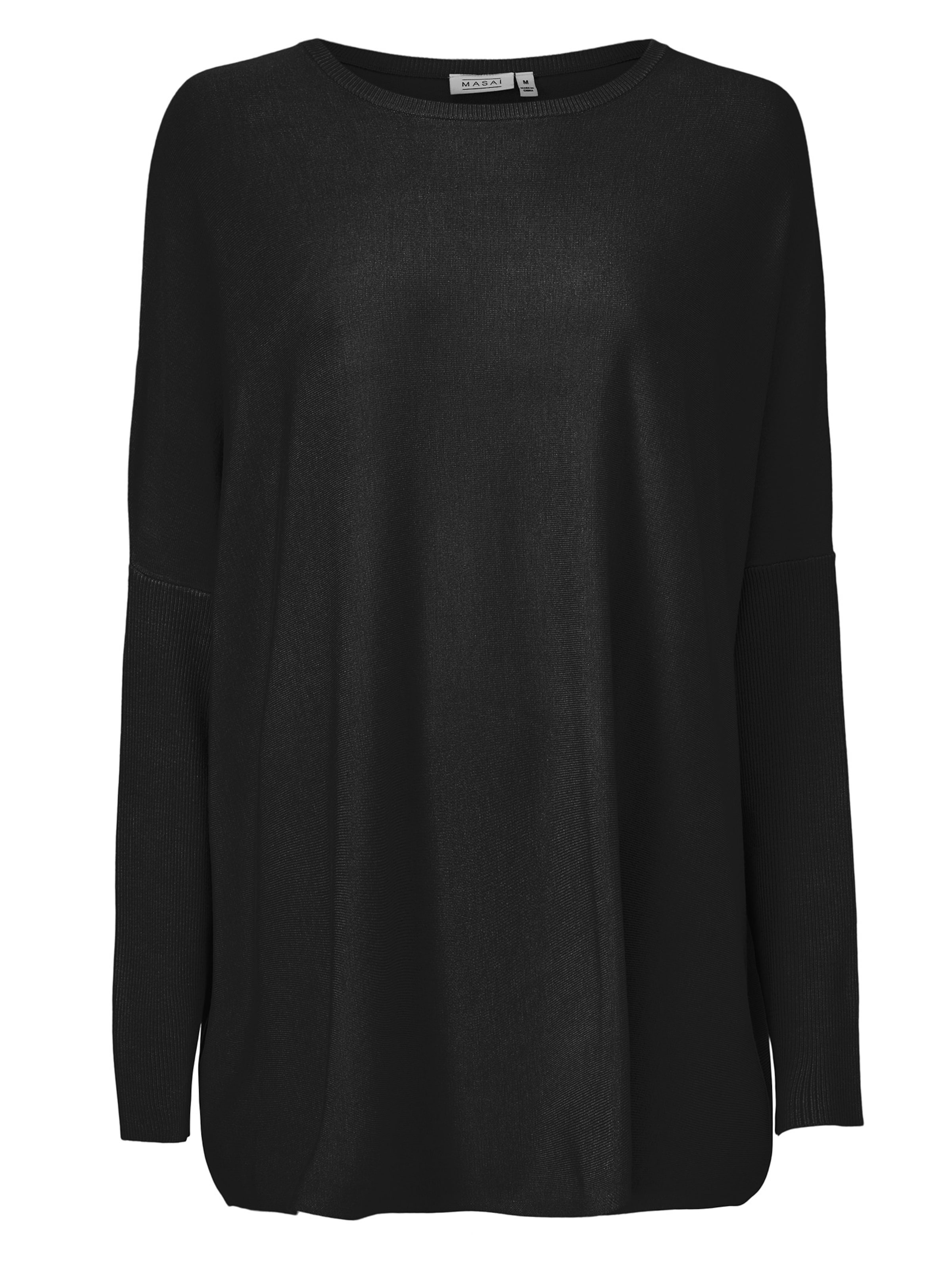 Masai Pullover 'Fanasi' in Schwarz: Vorderseite