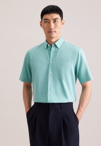 SEIDENSTICKER Regular Fit Businesshemd in Blau: Vorderseite