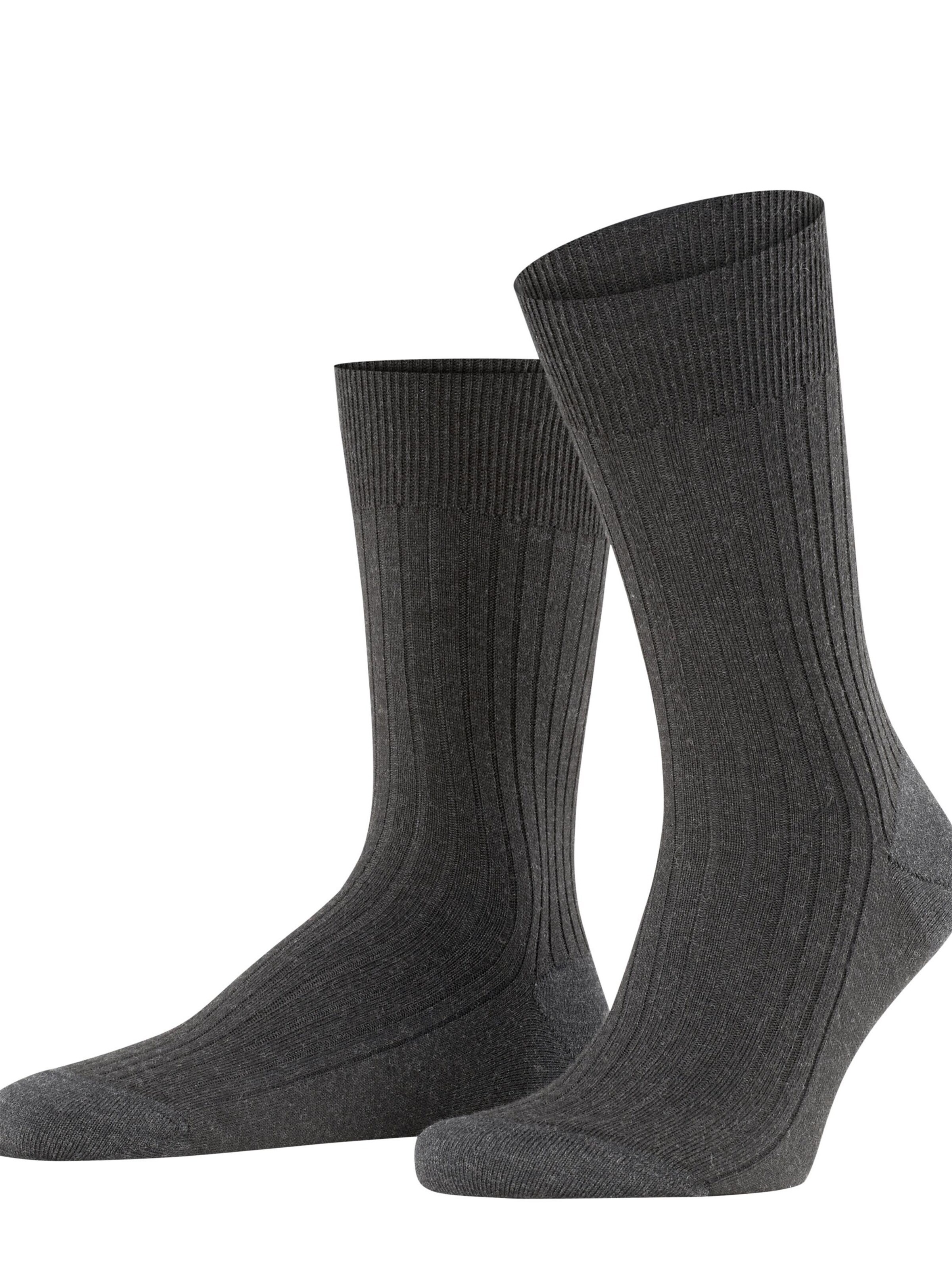 FALKE Socks 'Bristol Pure' in Grey: front