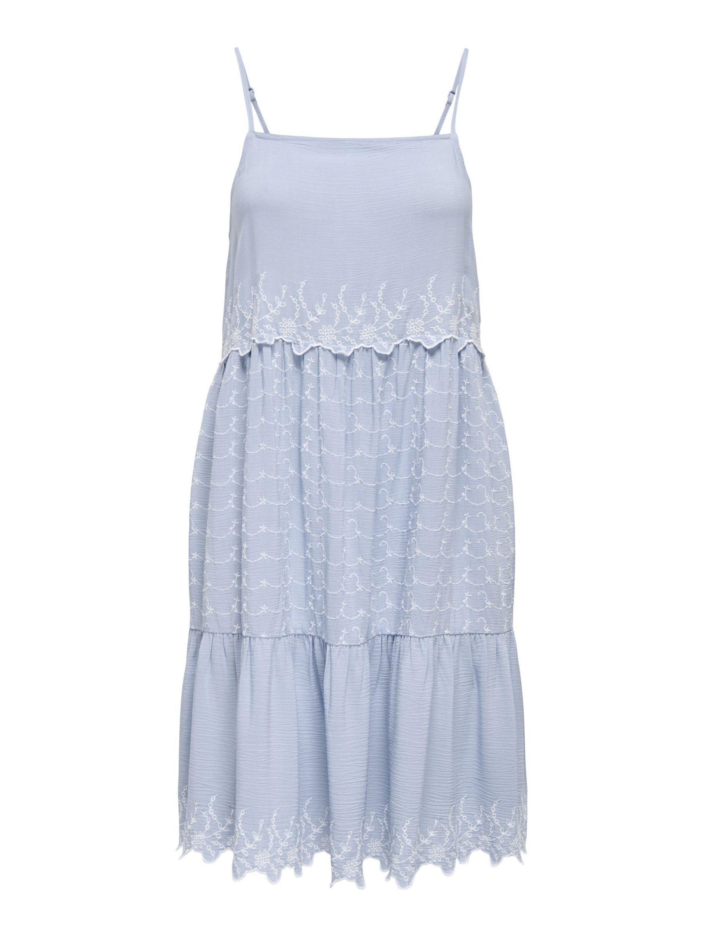 ONLY Robe 'ONL30' en bleu clair / blanc, Vue avec produit