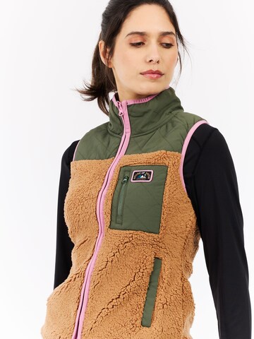 PROTEST Vest 'PRTTry' in Brown