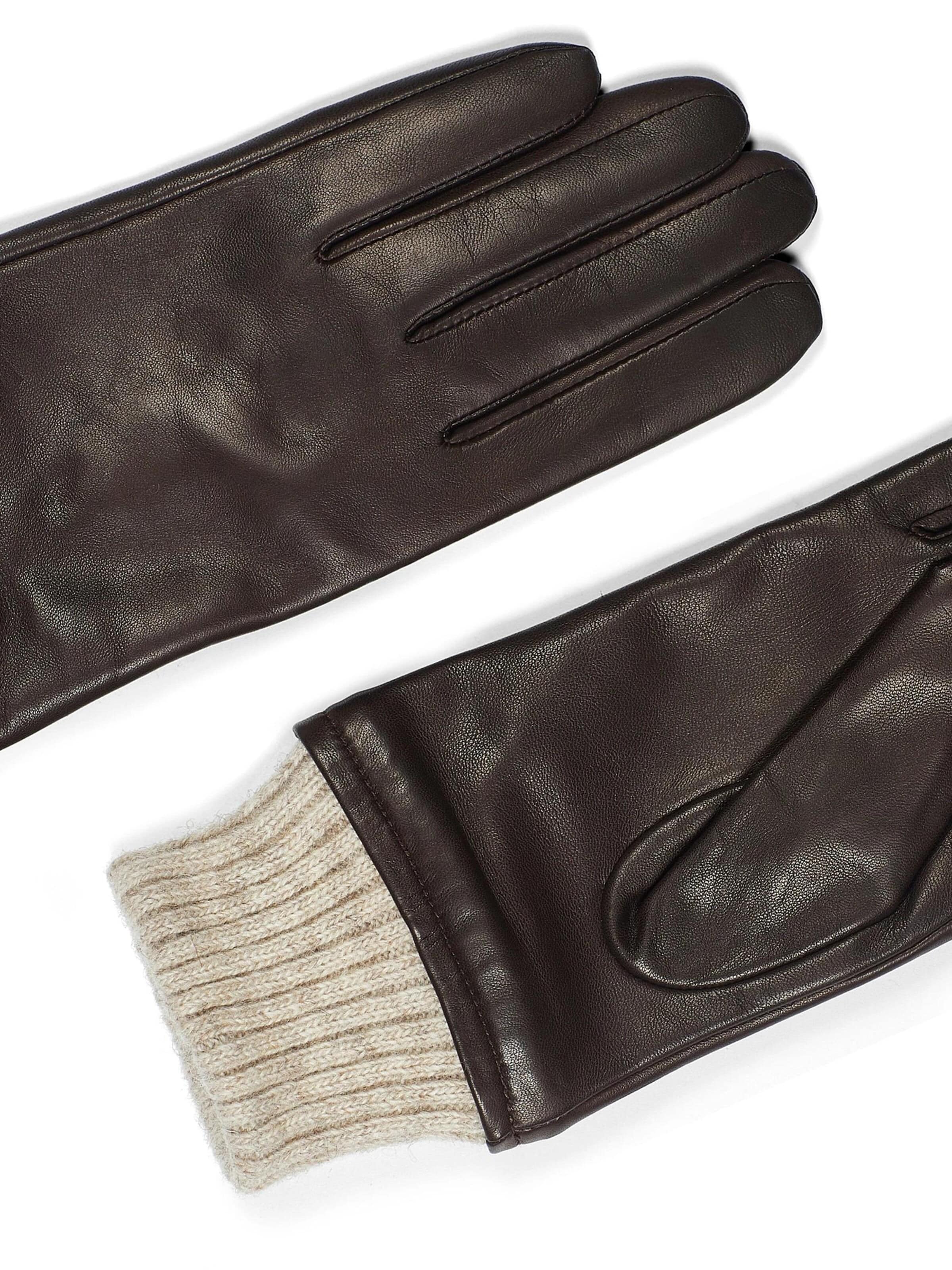 Howard London Full finger gloves 'Ella' in Brown