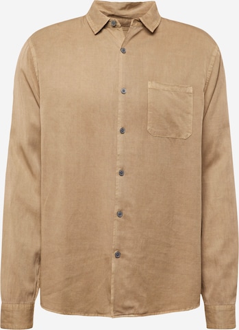 Cotton On Regular fit Button Up Shirt 'Stockholm' in Brown: front