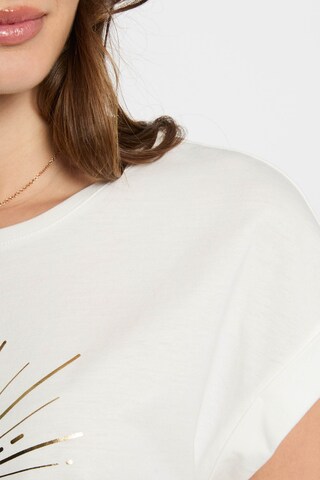 Morgan Shirt 'DSUNSET' in Beige