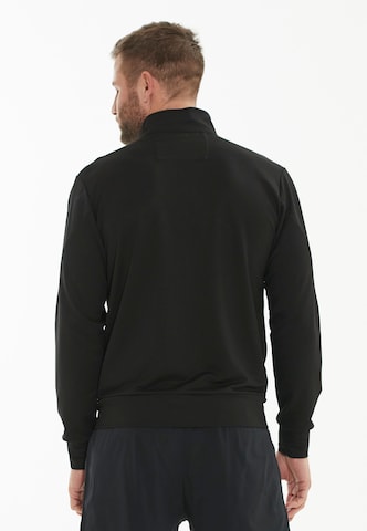 ENDURANCE Athletic Zip-Up Hoodie 'Loweer' in Black
