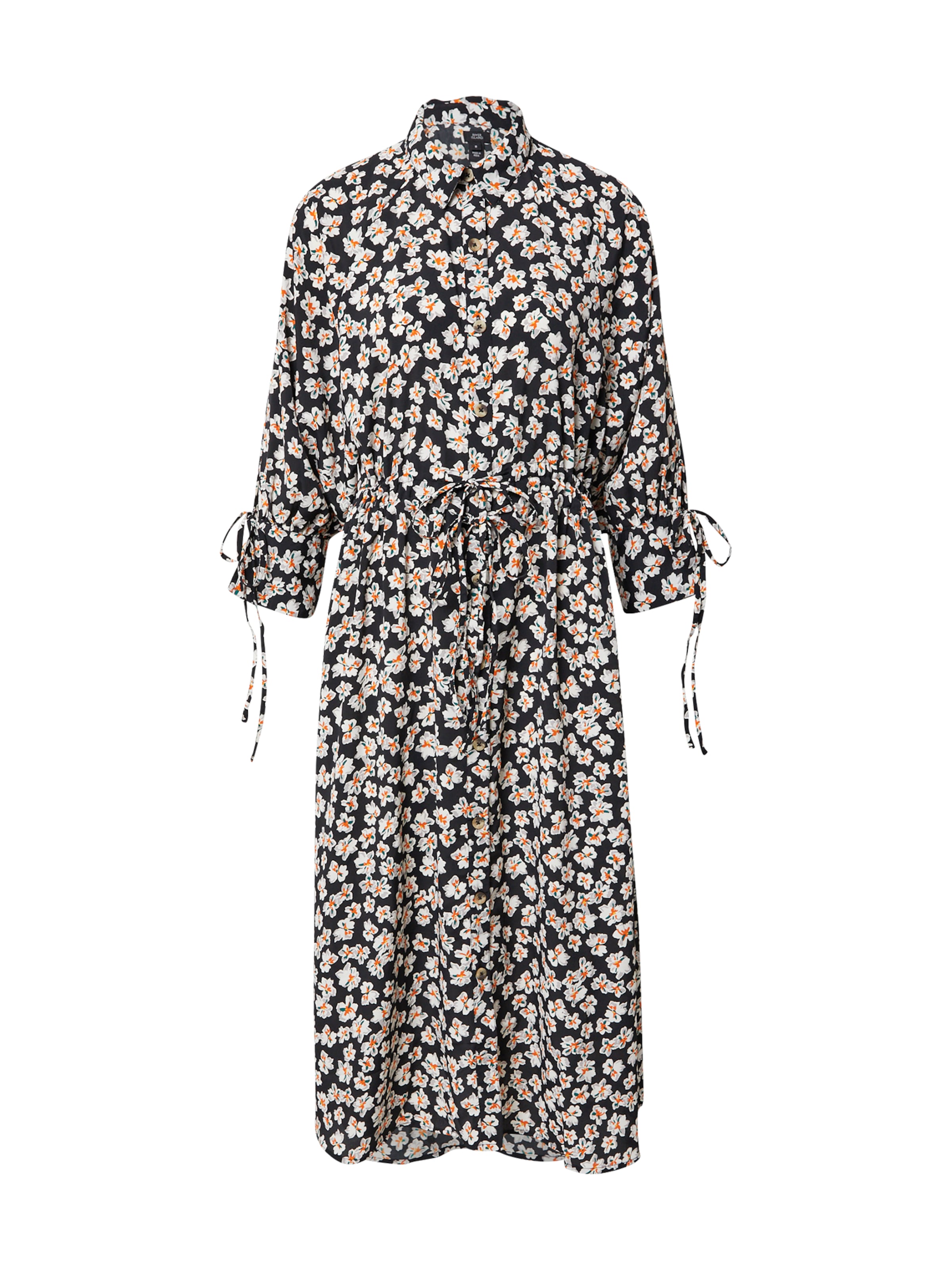 River Island Košeľové šaty - Zmiešané farby: predná strana