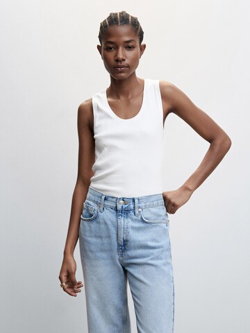 MANGO Top 'TIMA' in White: front