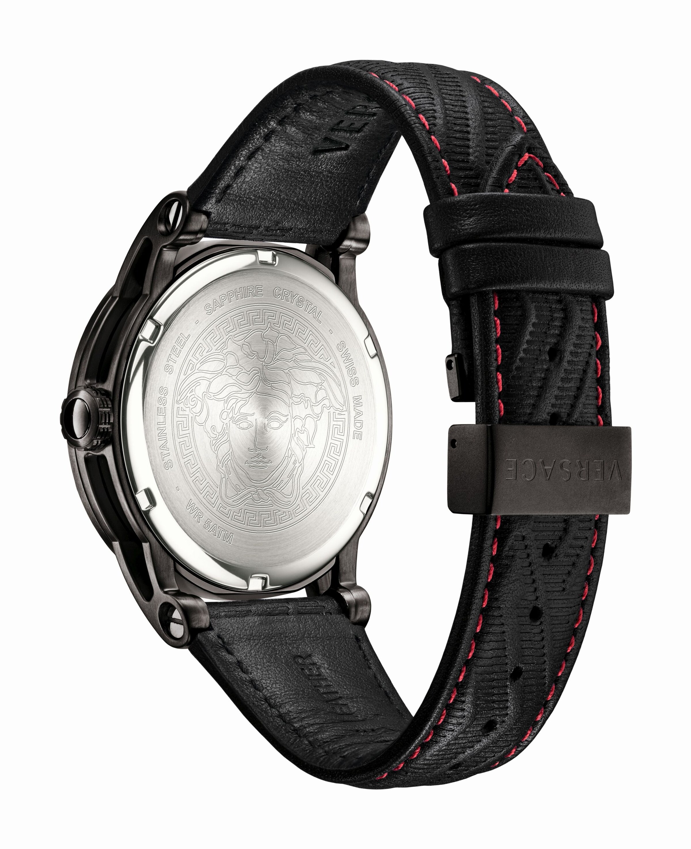 VERSACE Analoog horloge in Zwart