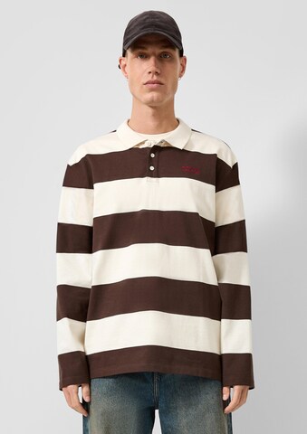 T-Shirt QS en beige : devant
