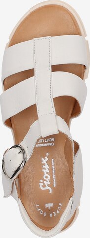SIOUX Strap Sandals 'Ronila' in White