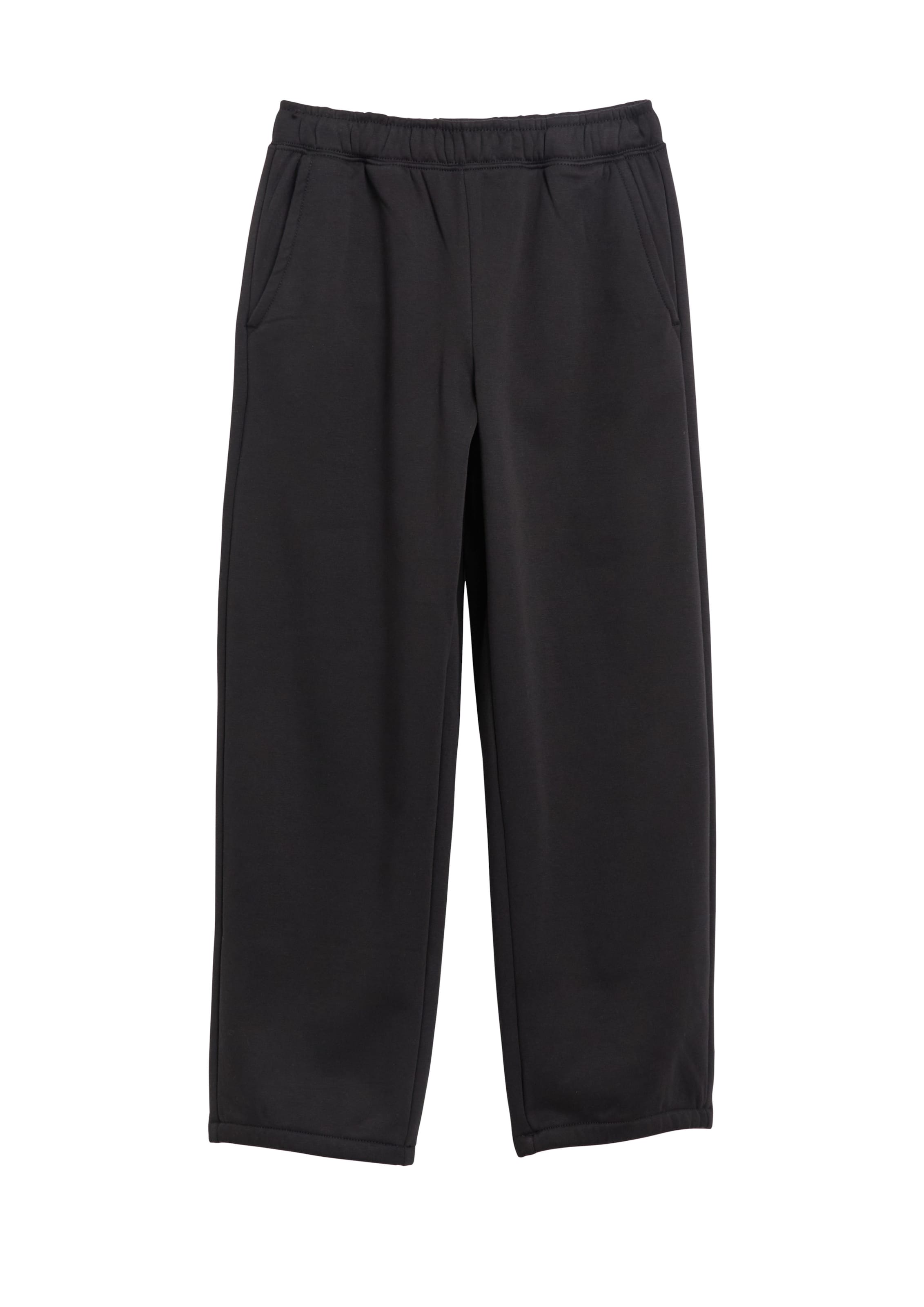 s.Oliver Wide leg Broek in Zwart: voorkant