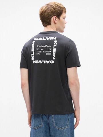 pilka Calvin Klein Jeans Marškinėliai: priekis