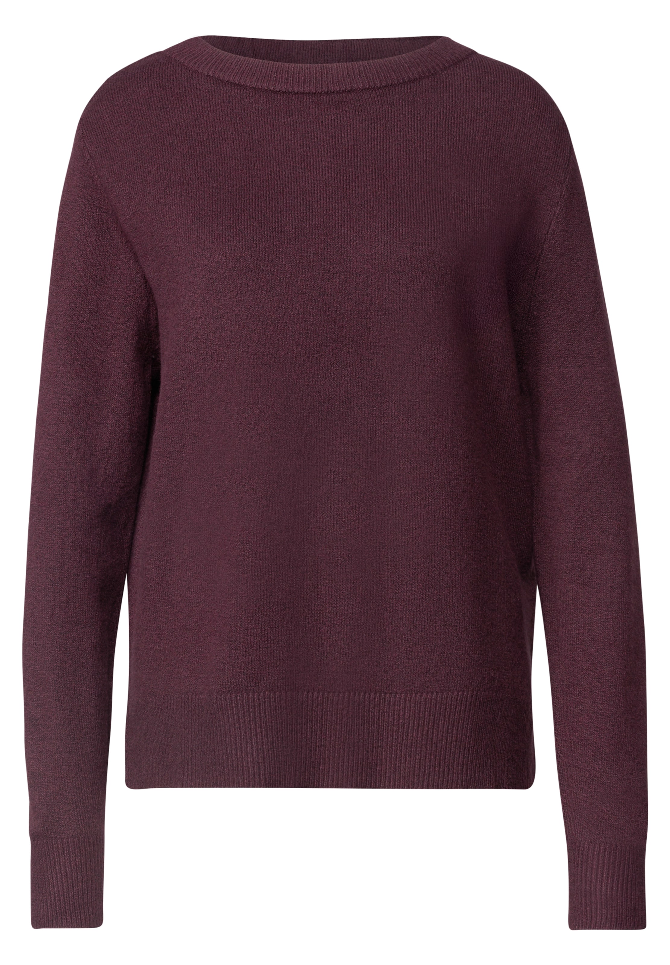 STREET ONE Sweter w kolorze czerwony: przód