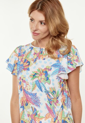 Chemisier Usha en bleu