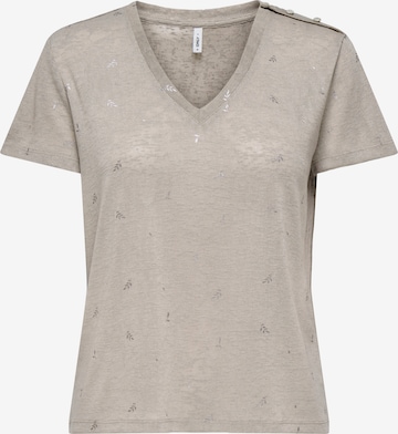 Tricou 'ONLSTEPHI' de la ONLY pe bej: față