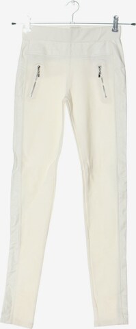 UNBEKANNT Pants in S in White: front