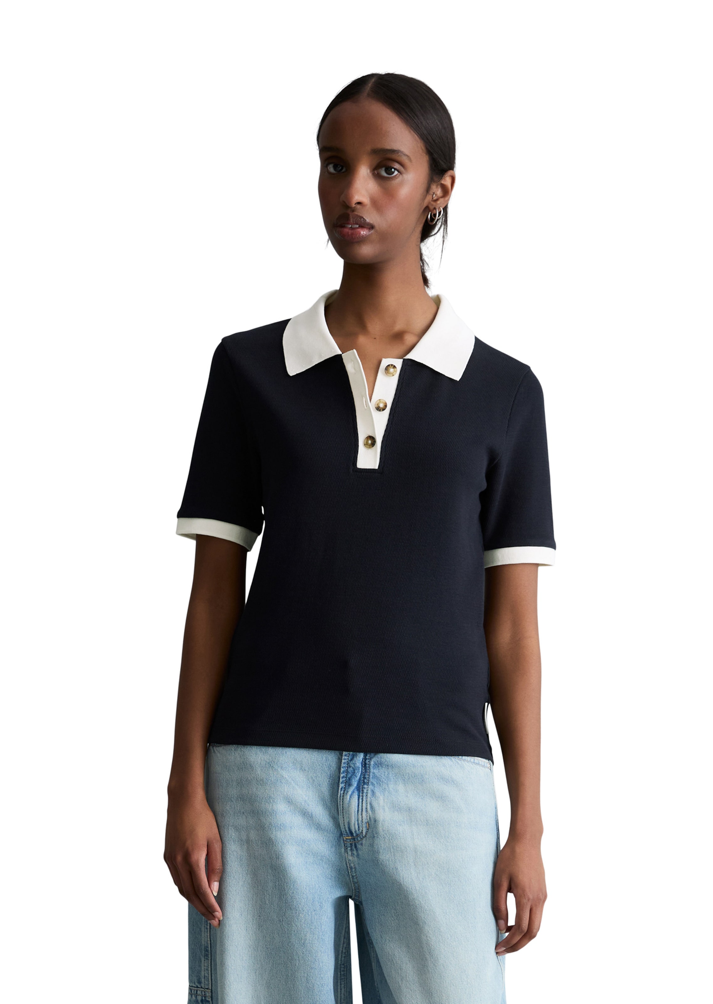 Marc O'Polo DENIM Shirt in Blauw: voorkant