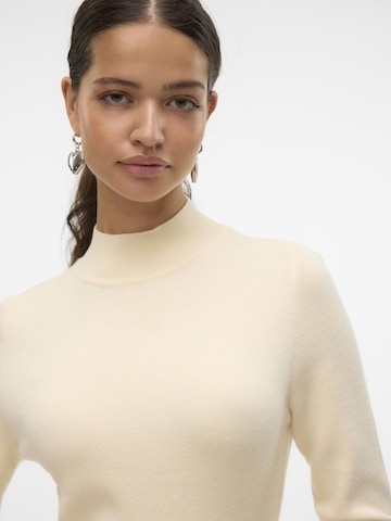 Robes en maille 'VMGold' VERO MODA en beige