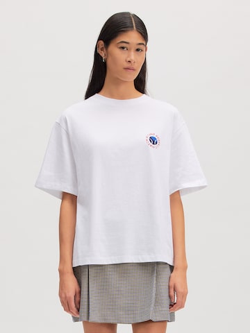 EDITED Tričko 'Xia' – bílá: přední strana