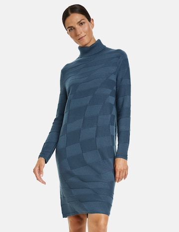 GERRY WEBER Knit dress in Blue: front