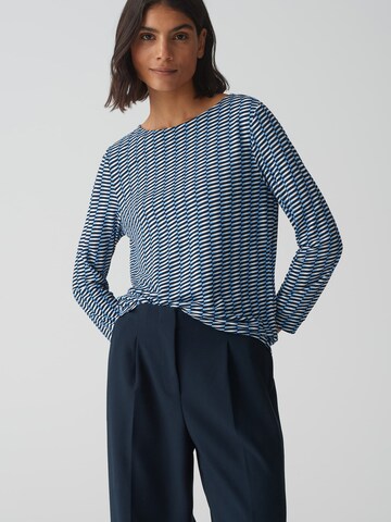 OPUS Shirt 'Susta' in Blauw: voorkant
