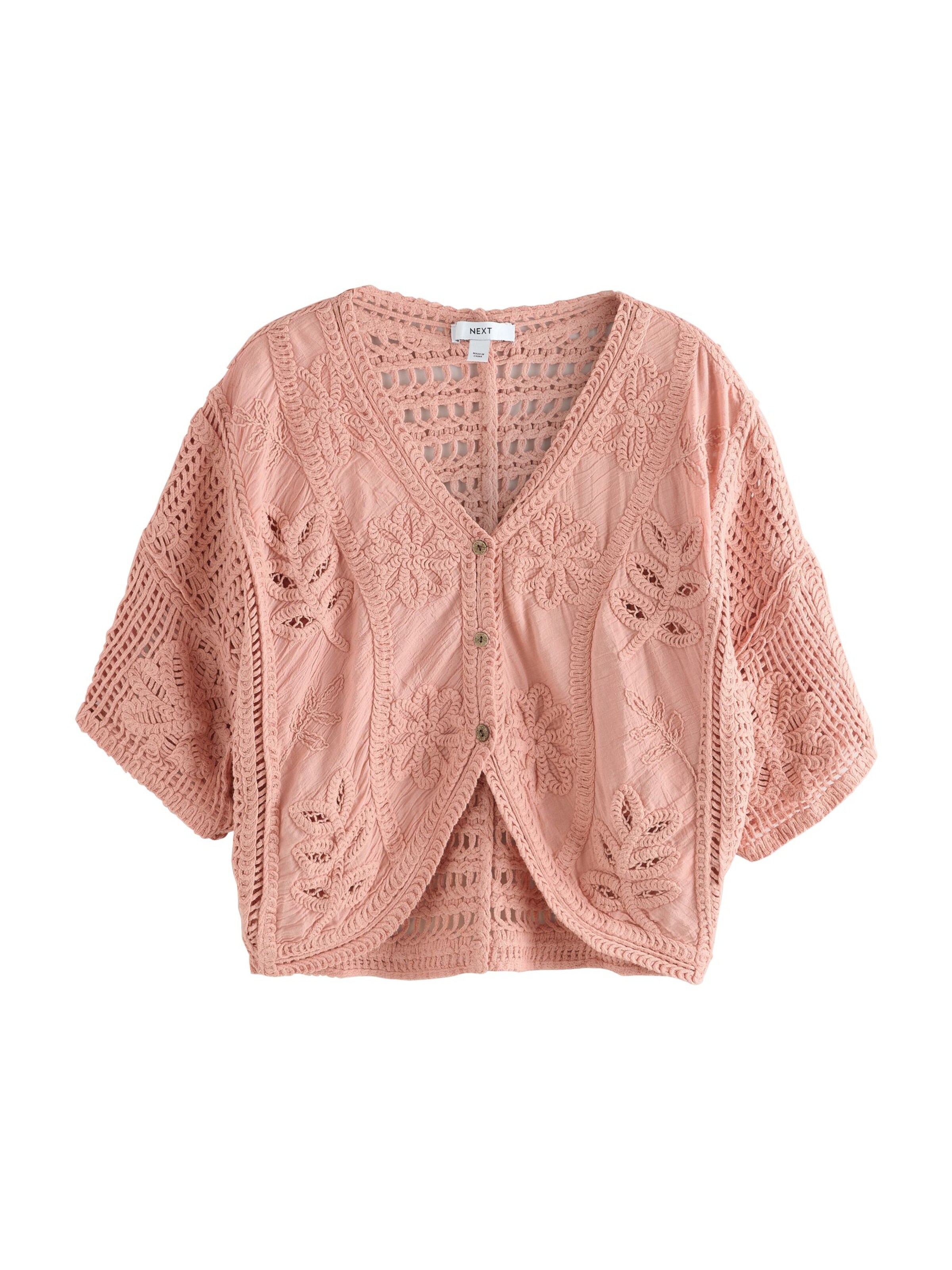 Next Kardigan – oranžová: přední strana