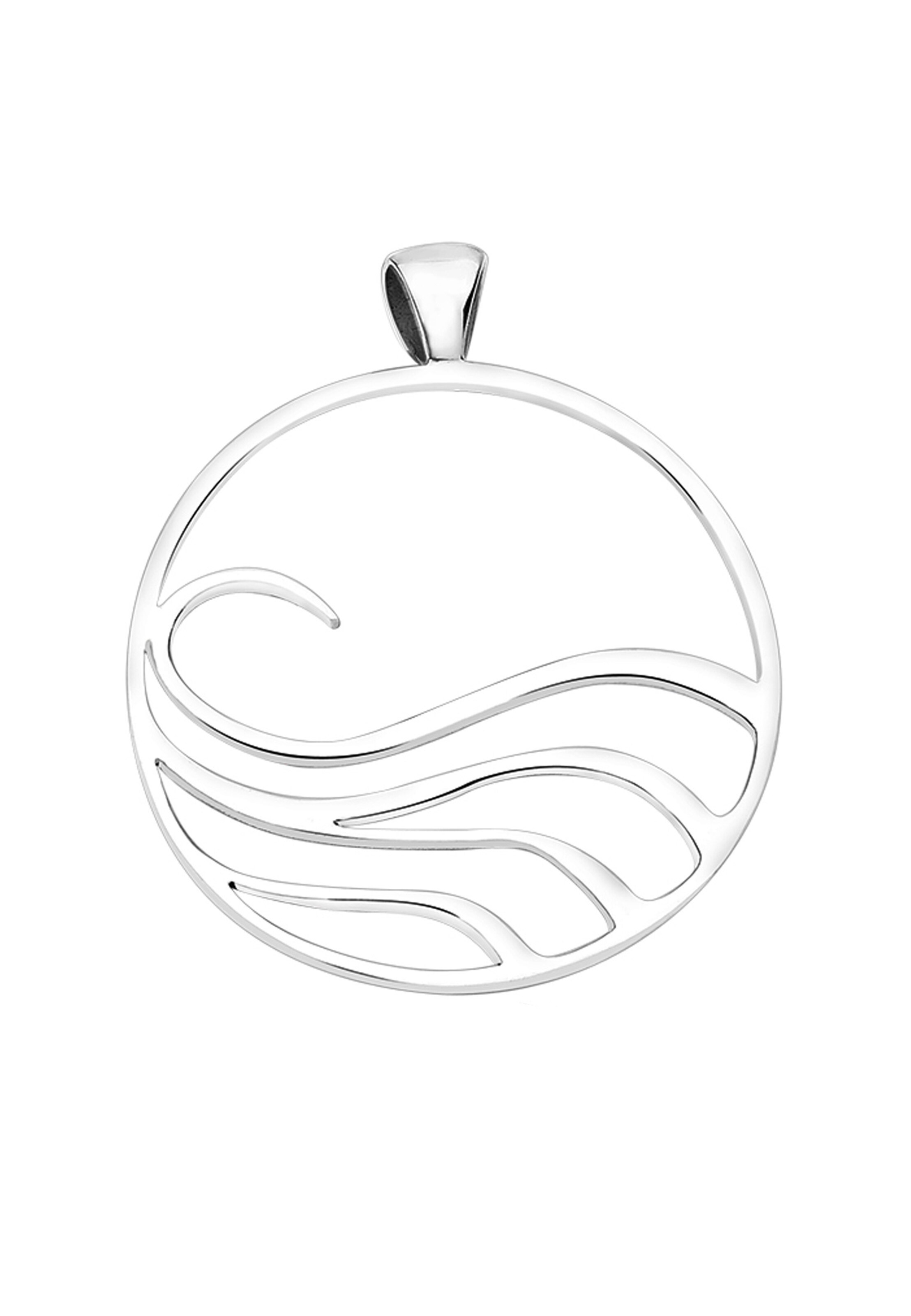 Nenalina Hangers 'Wellen' in Zilver: voorkant