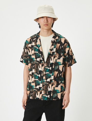 Koton Comfort fit Button Up Shirt in Green: front