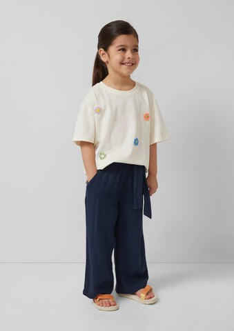 Wide Leg Pantalon s.Oliver en bleu