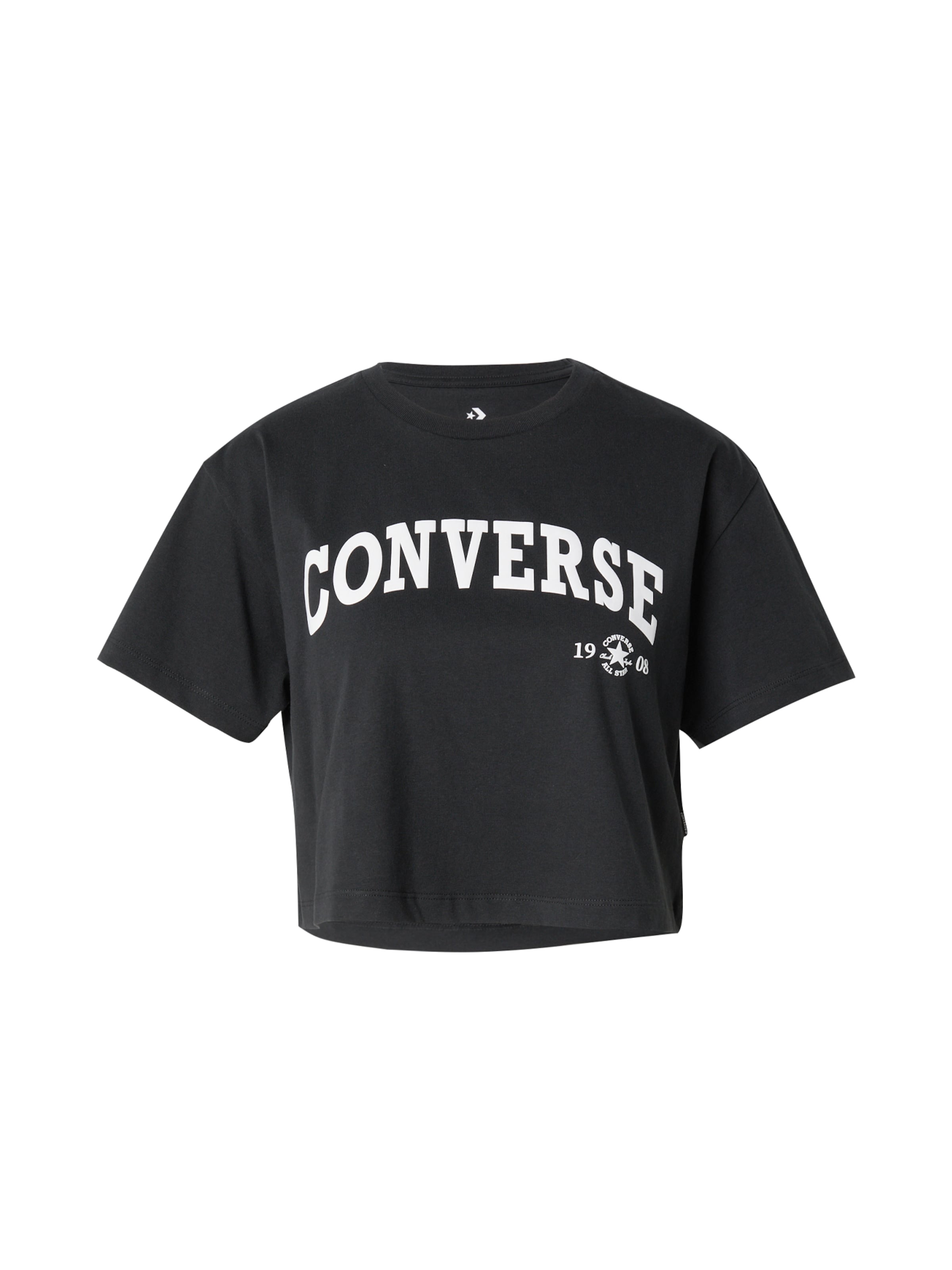 CONVERSE Shirt 'Retro Chuck' in Black: front