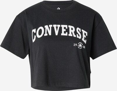 Tricou 'Retro Chuck' CONVERSE pe negru / alb, Vizualizare produs