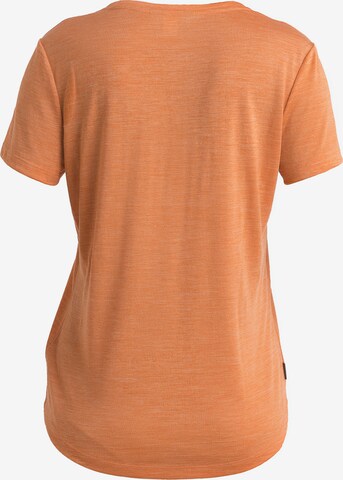 ICEBREAKER Toiminnallinen paita 'Sphere II' värissä oranssi