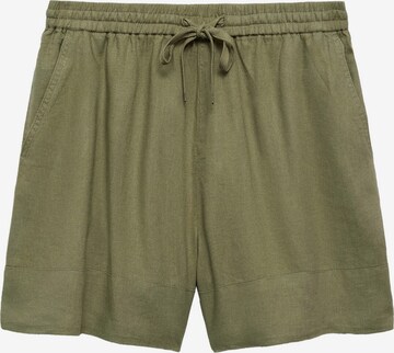 MANGO Loose fit Pants 'BOGOTA' in Green: front
