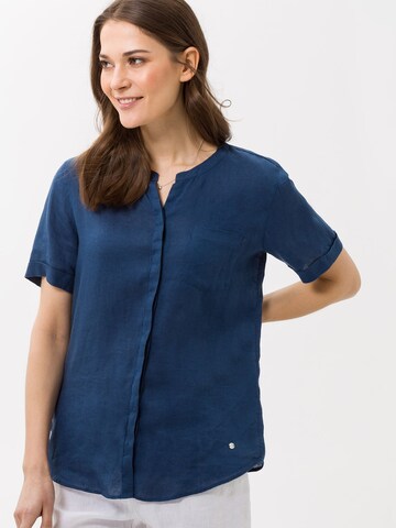 BRAX Blouse 'Vio' in Blauw: voorkant