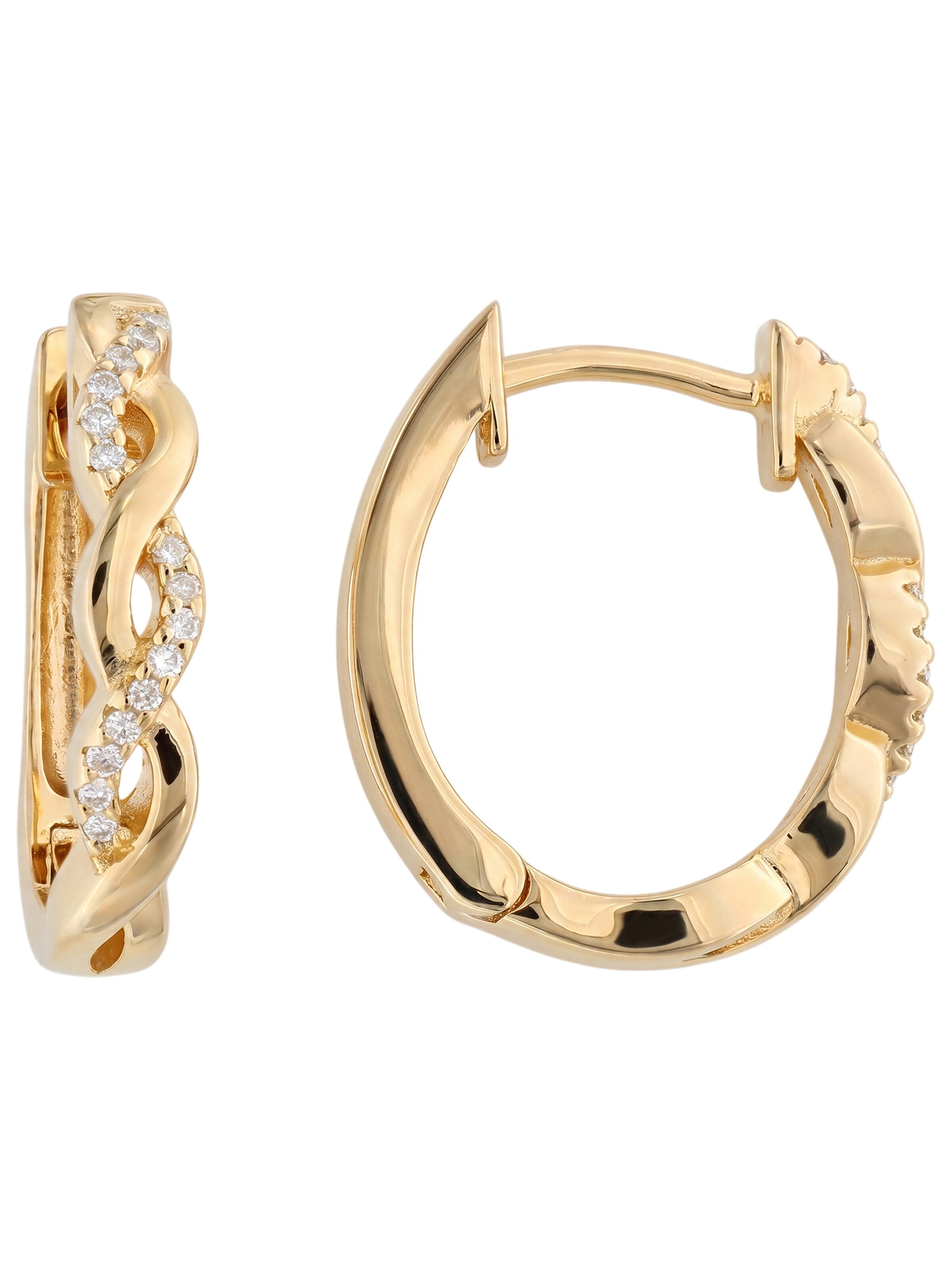 Jobo Ohrringe‌‌‌‌‌‌‌‌‌‌ in Gold: Vorderseite
