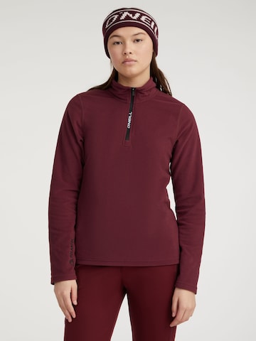 O'NEILL Athletic Fleece Jacket in Red: front