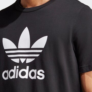 ADIDAS ORIGINALS T-Shirt 'Adicolor Classics Trefoil' in Schwarz