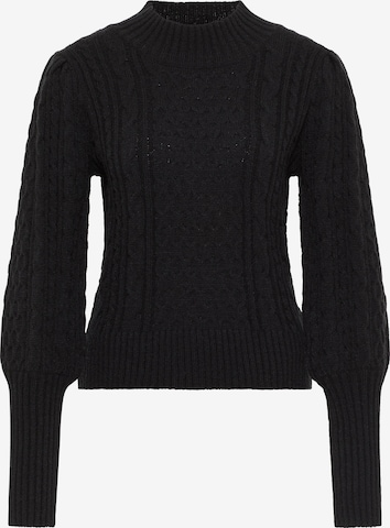 faina Пуловер в черно: отпред