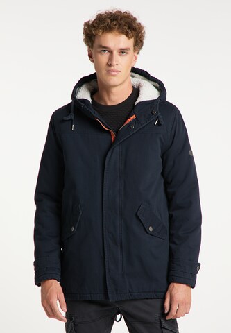 MO Winter Parka in Blue: front