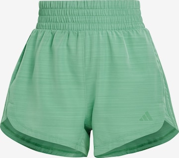 ADIDAS PERFORMANCE Regular Workout Pants 'Pacer' in Green: front