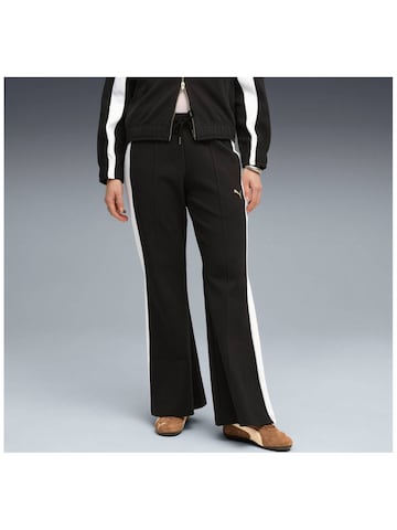 PUMA - regular Pantalón deportivo 'T7' en negro