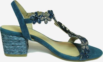 Alma En Pena Strap Sandals in Blue