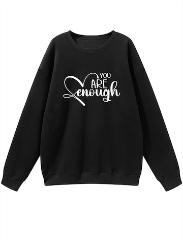 Felpa di GORHEY in nero: frontale